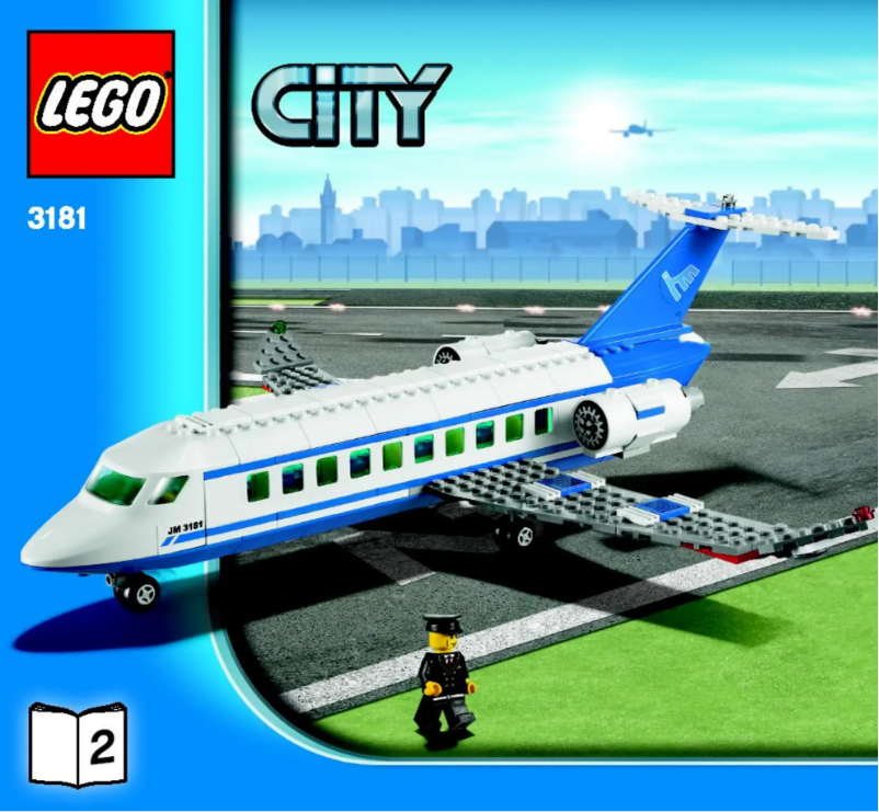 Page 1 de la notice Manuel utilisateur Lego Passenger Plane