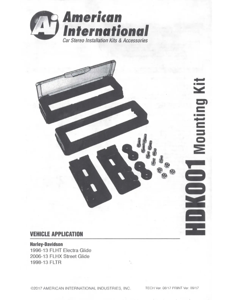 Page 1 de la notice Manuel utilisateur American International HDK001