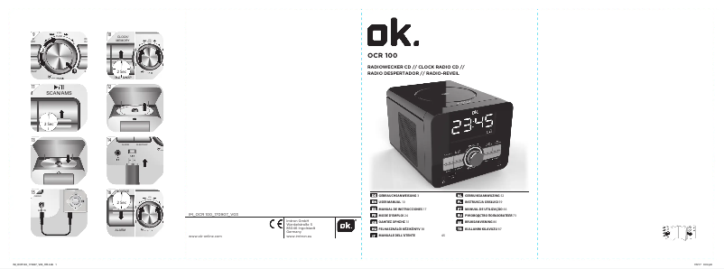 Page 1 of the manual User Manual OK OCR 100