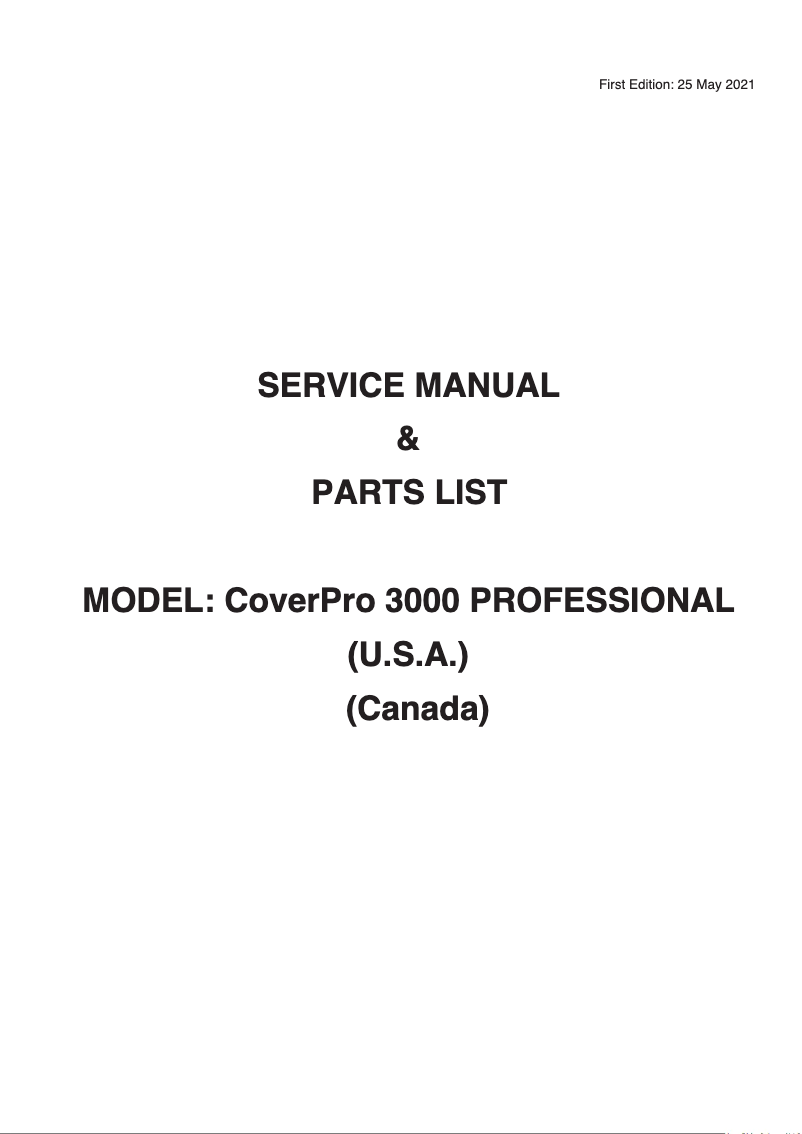 Page n°1 - Mode d'emploi Janome CoverPro 3000 Professional