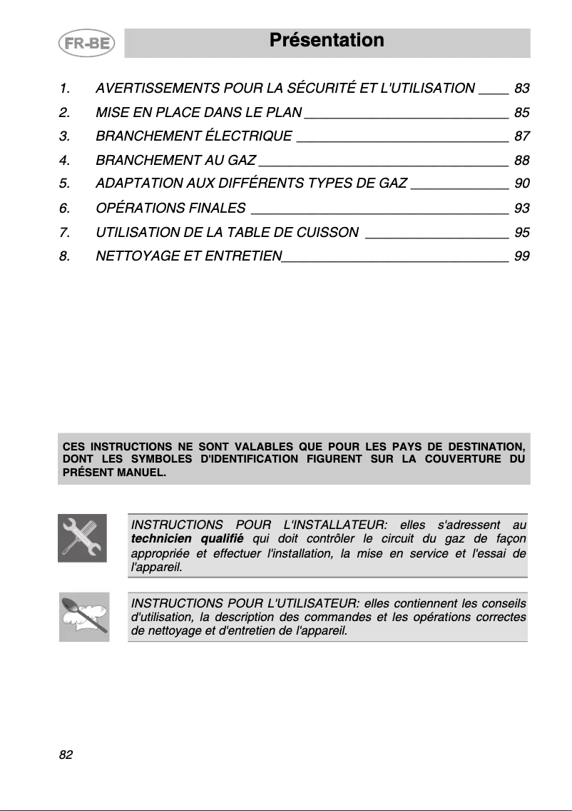 Page n°1 - Manuel utilisateur Smeg SRV563X-3
