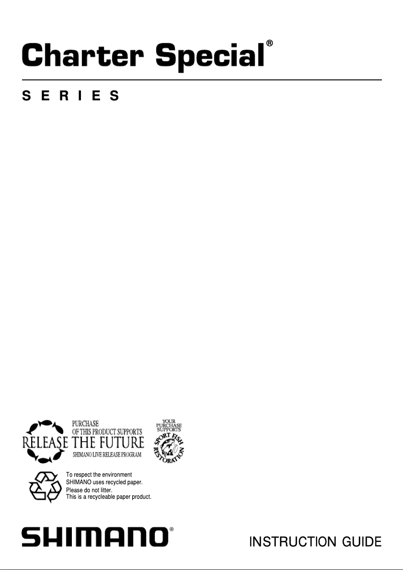 Image de la première page du manuel de l'appareil Charter SPECIAL 1000LD
