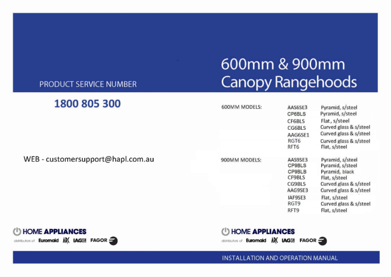 Page n°1 - Manuel utilisateur Baumatic RFT9