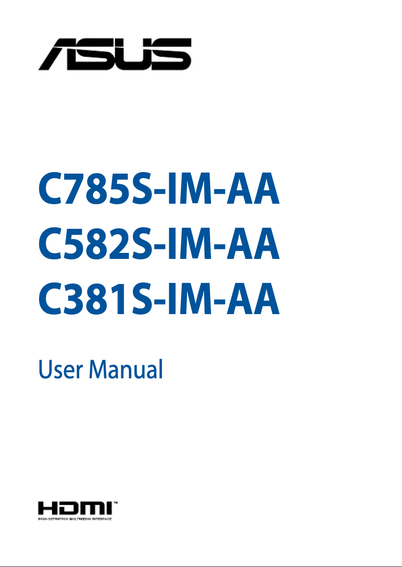 Image de la première page du manuel de l'appareil C381S-IM-AA