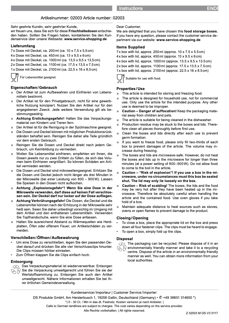 Image de la première page du manuel de l'appareil 02003