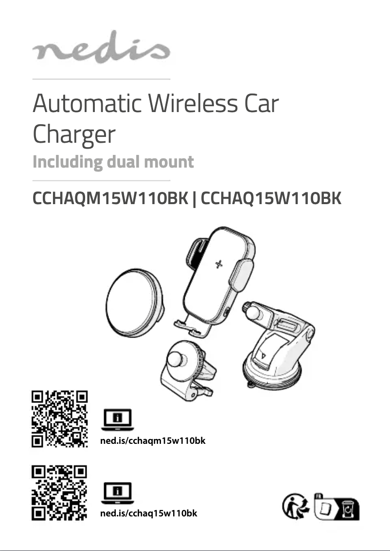 Image de la première page du manuel de l'appareil CCHAQ15W110BK