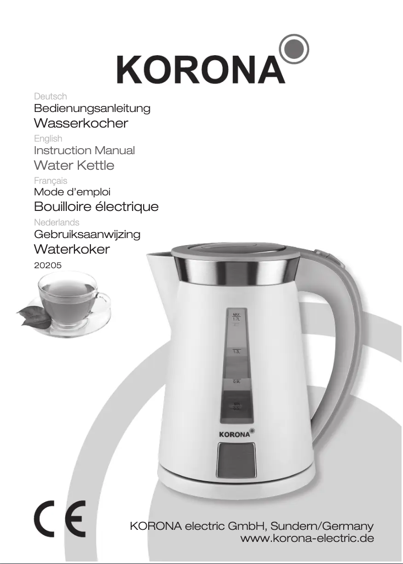 Image de la première page du manuel de l'appareil 20205