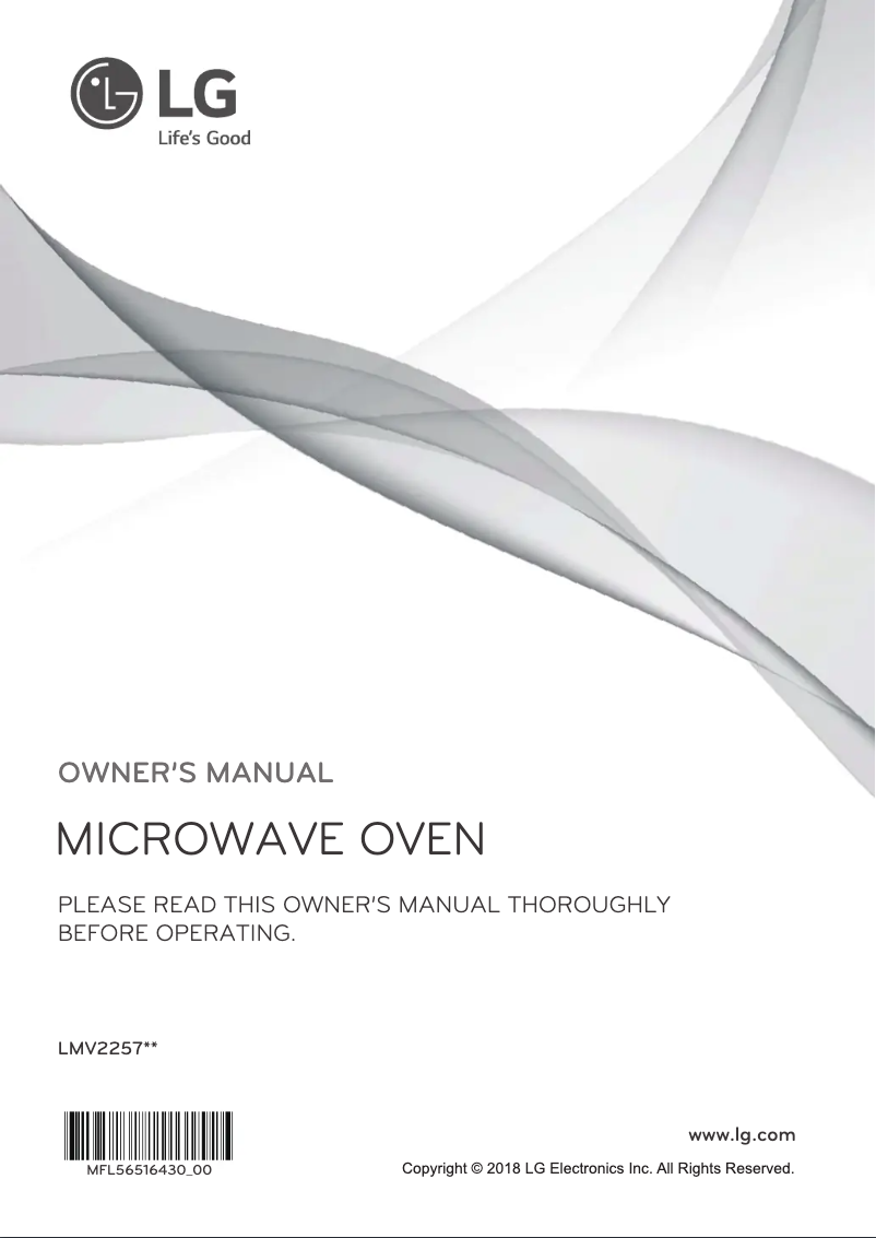 Image de la première page du manuel de l'appareil LMV2257BM