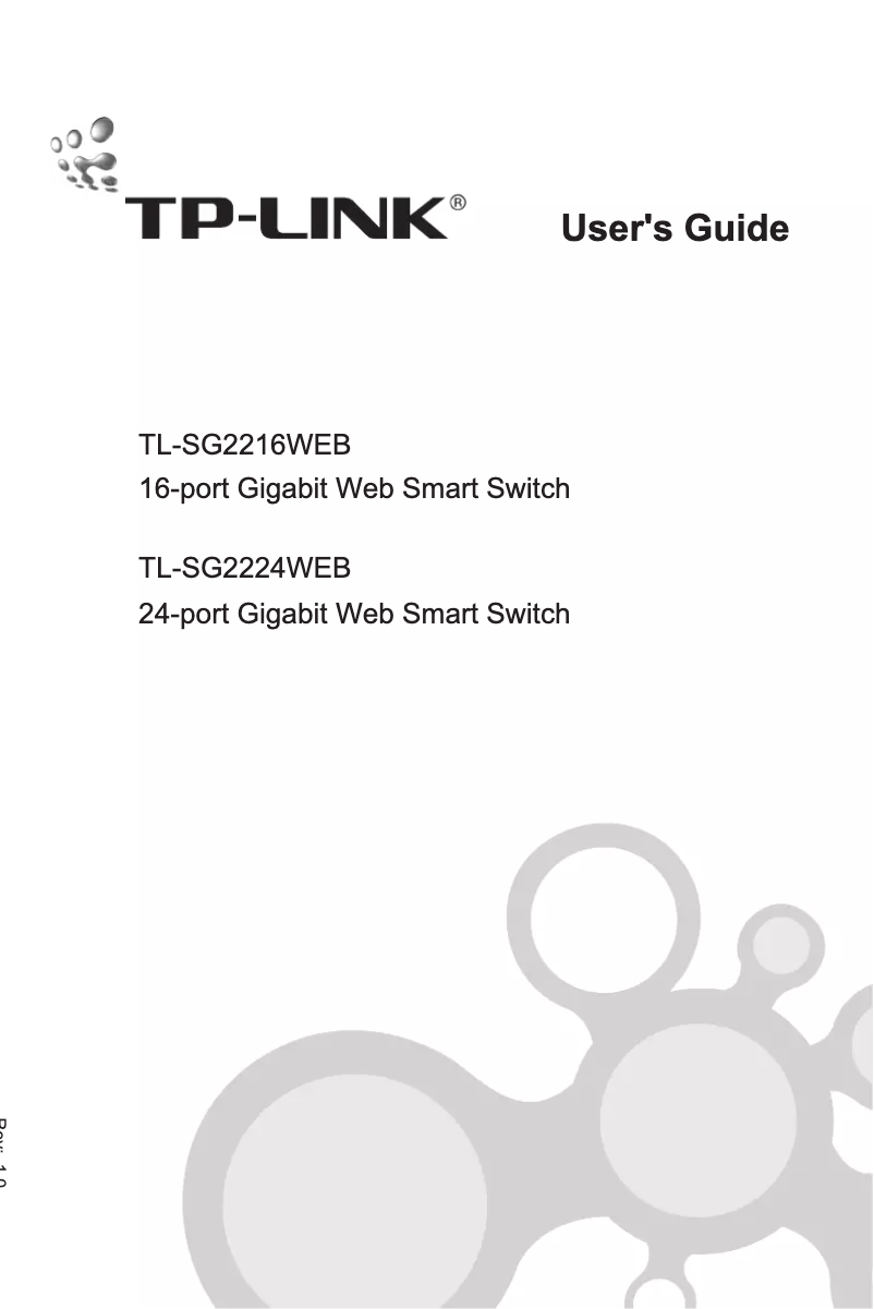 Page n°1 - Manuel utilisateur TP-Link TL-SG2224WEB