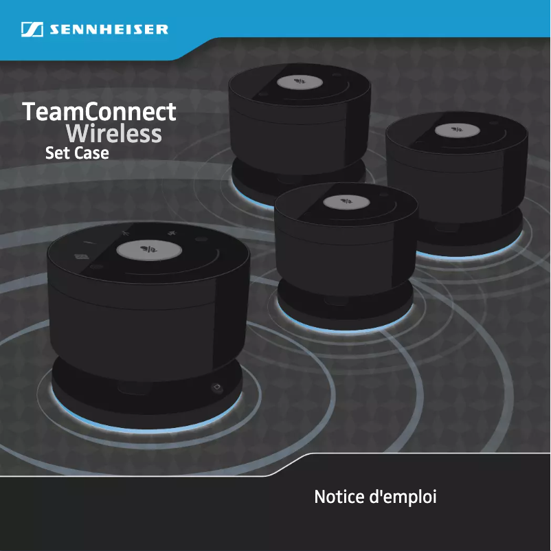 Image de la première page du manuel de l'appareil TeamConnect Wireless Set Case