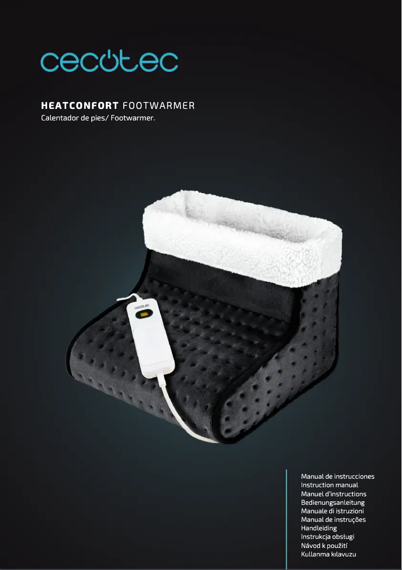 Image de la première page du manuel de l'appareil HeatConfort FootWarmer