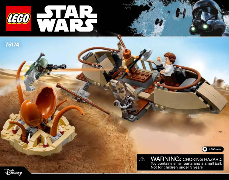 Page 1 de la notice Manuel utilisateur Lego Star Wars 75174
