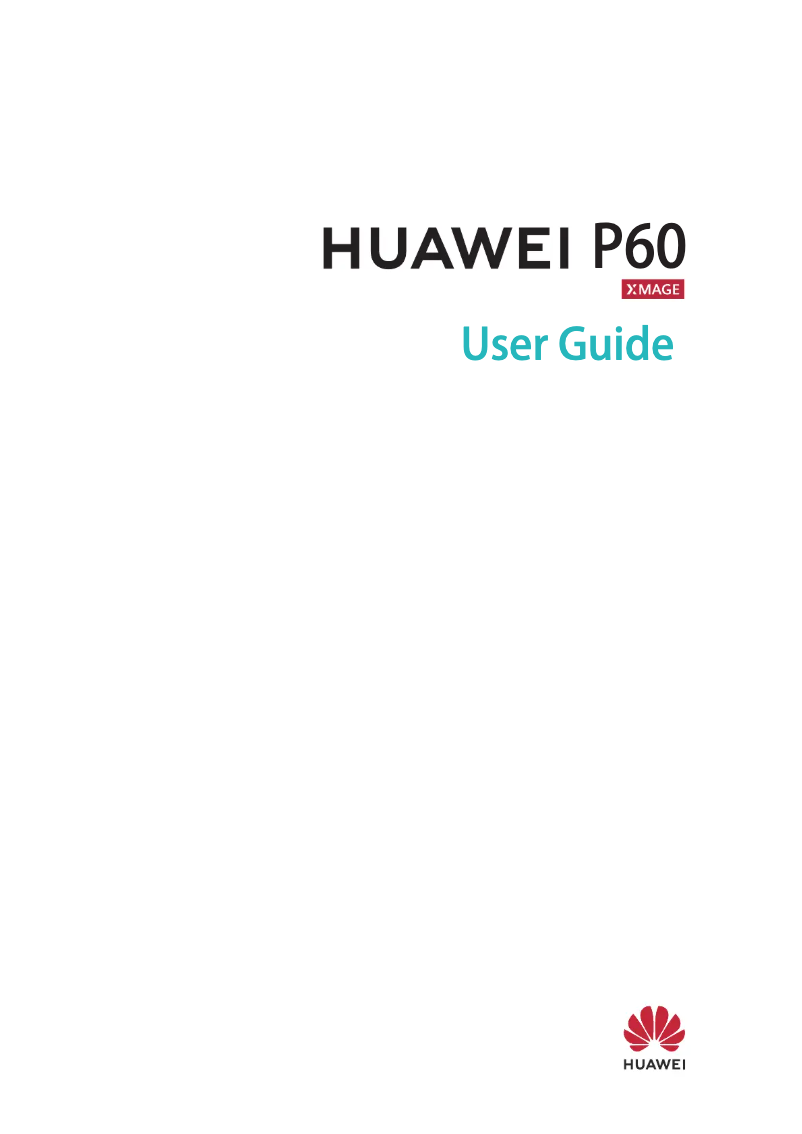 First page image of the manual for P60