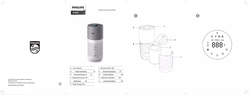 Image de la première page du manuel de l'appareil AC3021