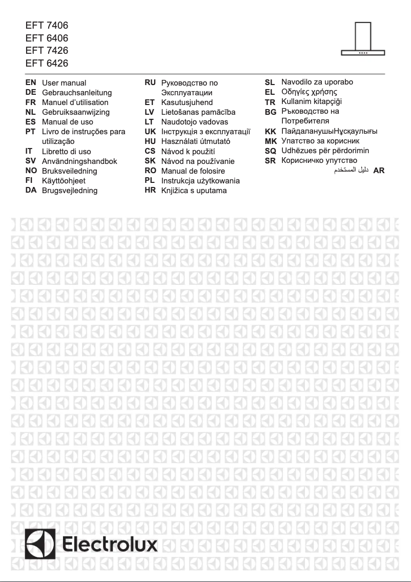 Page 1 de la notice Manuel utilisateur Electrolux EFT6406