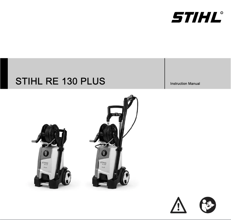 Page 1 de la notice Manuel utilisateur Stihl RE 130 Plus