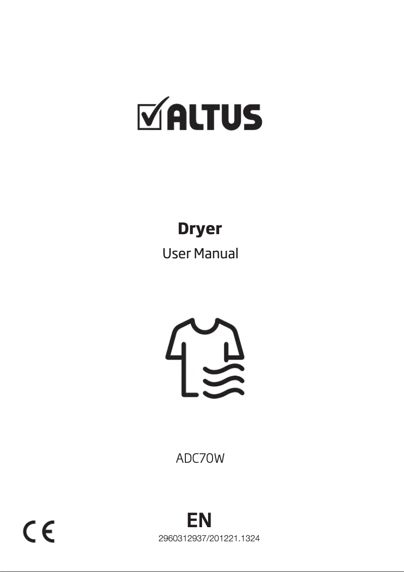 Page n°1 - Manuel utilisateur Altus ADC70W