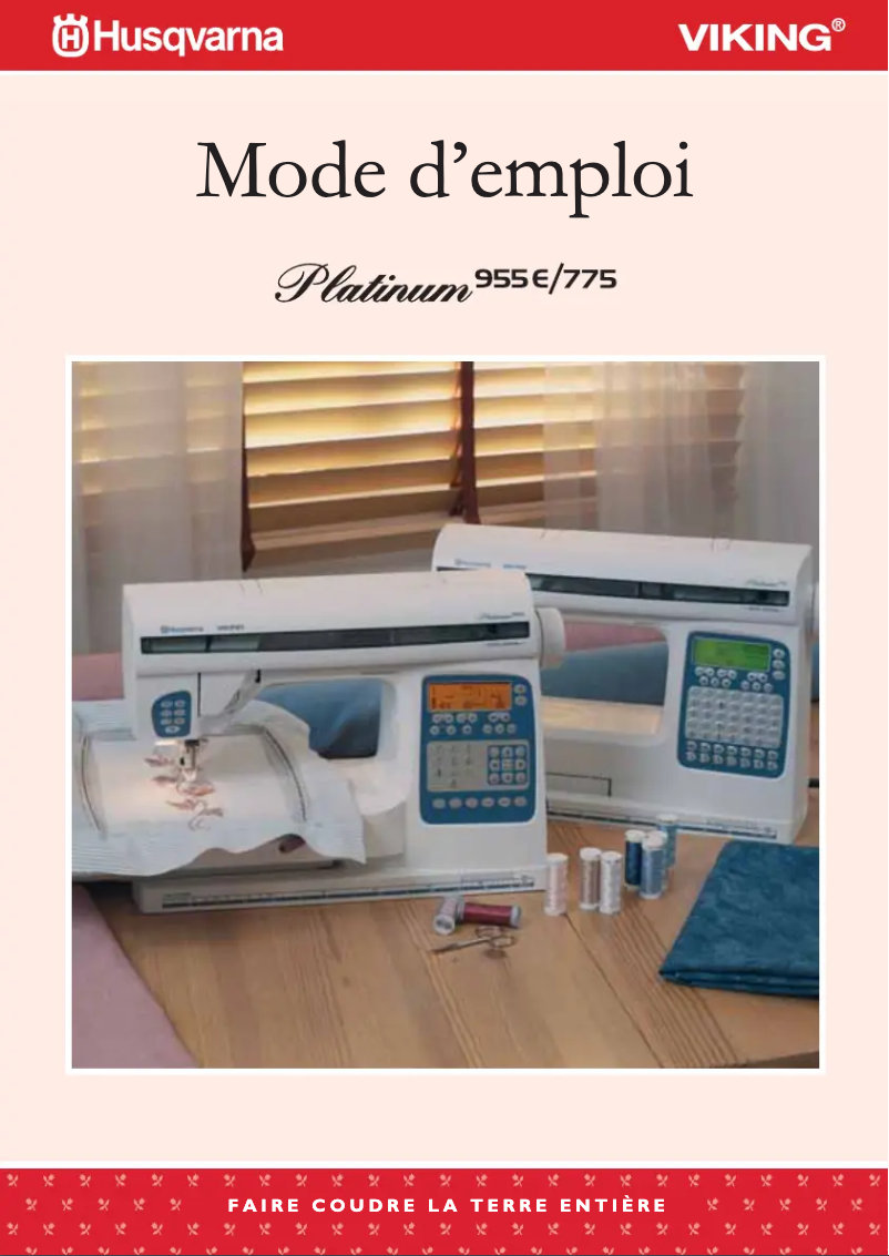 Página 1 del manual Manual de usuario Husqvarna Platinum 775