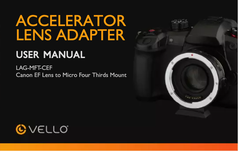 Página 1 del manual Manual de usuario Vello LAG-MFT-CEF