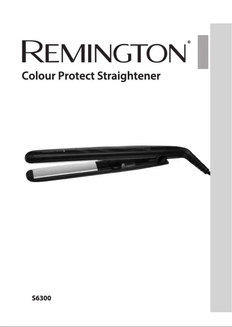 Page 1 de la notice Manuel utilisateur Remington S6300