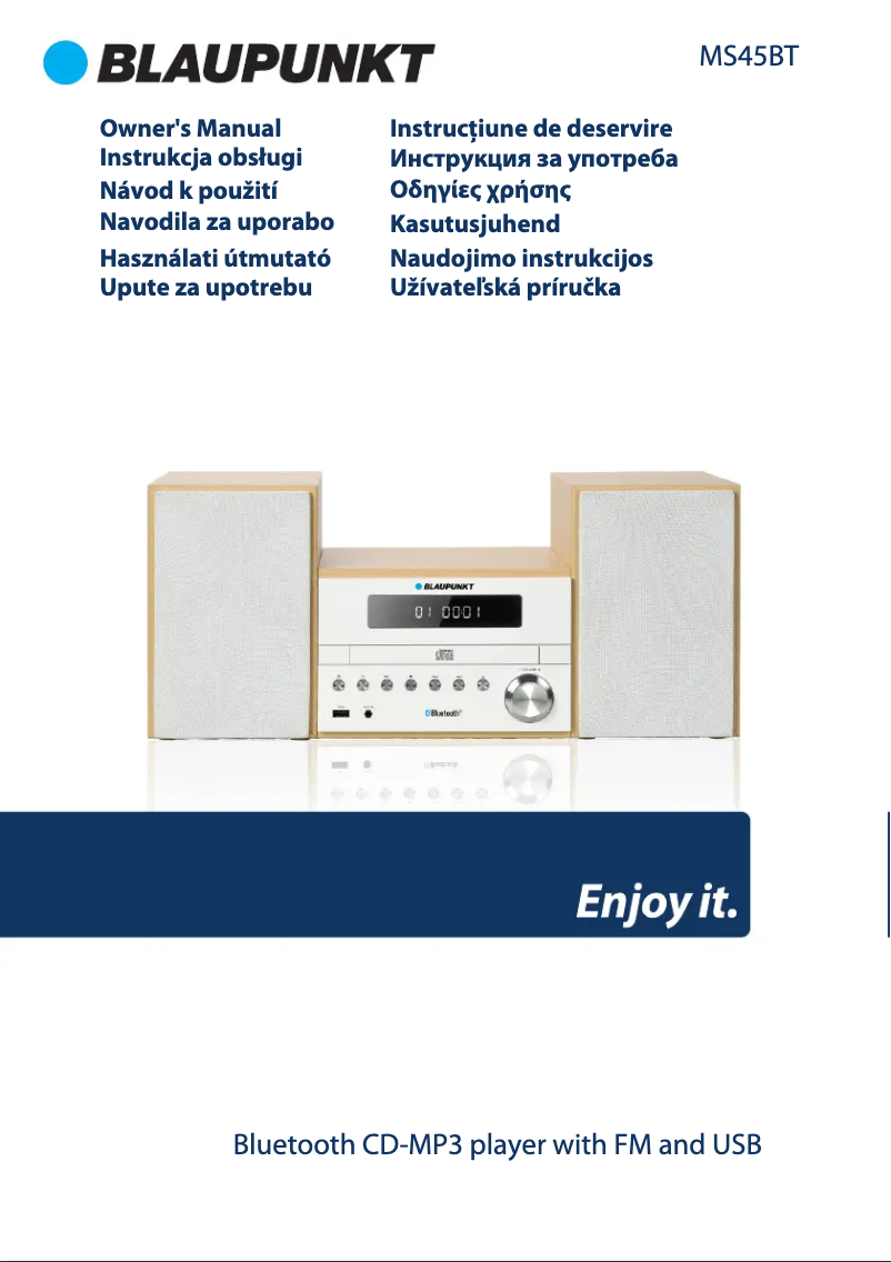 Página 1 del manual Manual de usuario Blaupunkt MS45BT