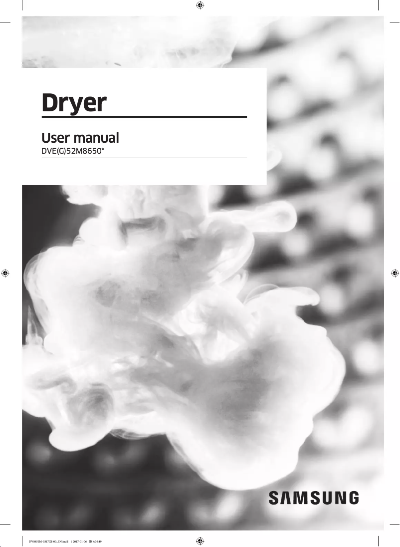 Página 1 del manual Manual de usuario Samsung DVG52M8650