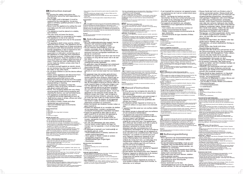 Page 1 de la notice Manuel utilisateur Princess 221080