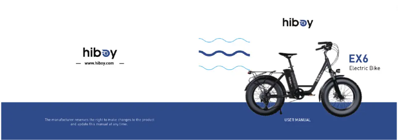 Image de la première page du manuel de l'appareil EX6