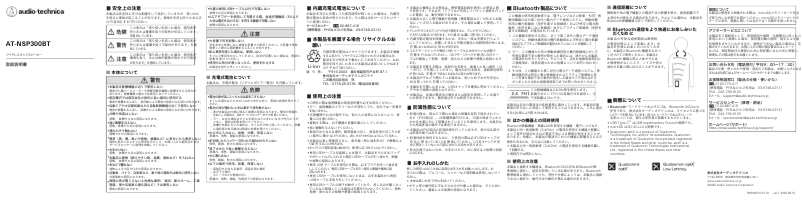 Imagen de la primera página del manual del dispositivo AT-NSP300BT