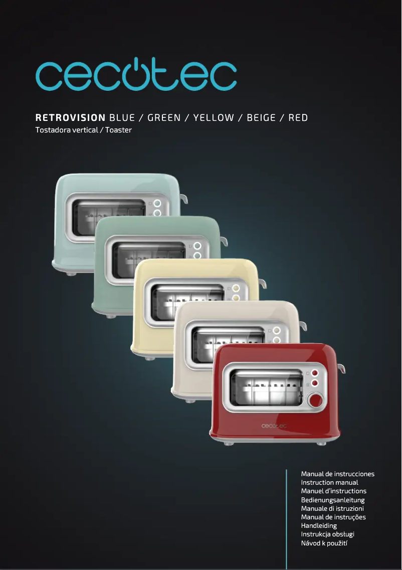 Page 1 de la notice Manuel utilisateur Cecotec RetroVision