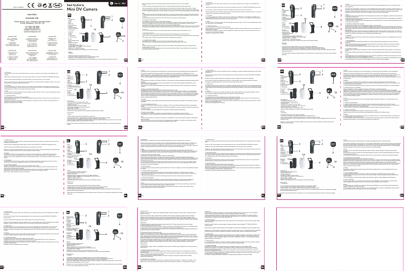 Página 1 del manual Manual de usuario Thumbs Up MINIDV