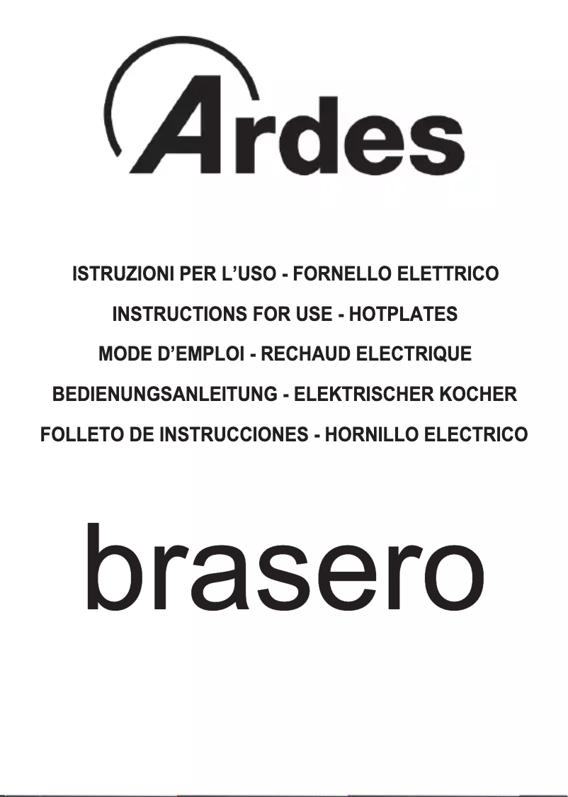 Page 1 de la notice Instructions / montage Ardes AR051