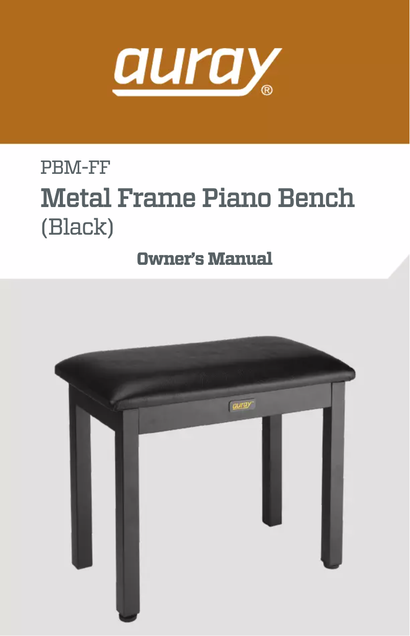 Page 1 de la notice Manuel utilisateur Auray PBM-FF