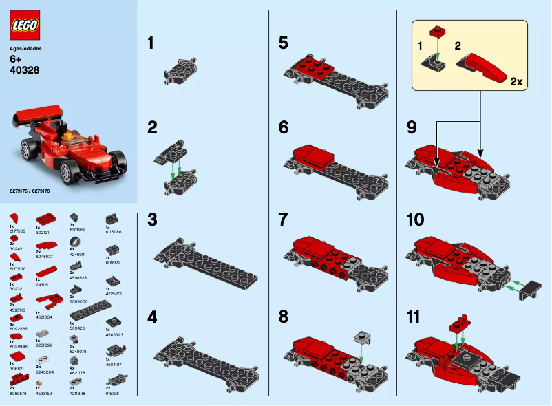 Page n°1 - Manuel utilisateur Lego 40328