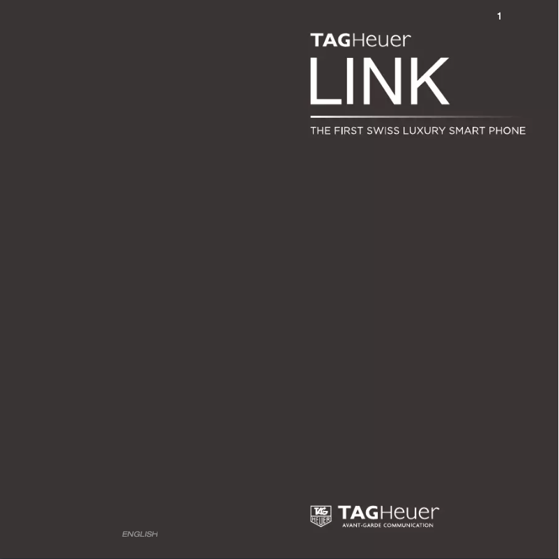 Page 1 de la notice Manuel utilisateur TAG Heuer Link
