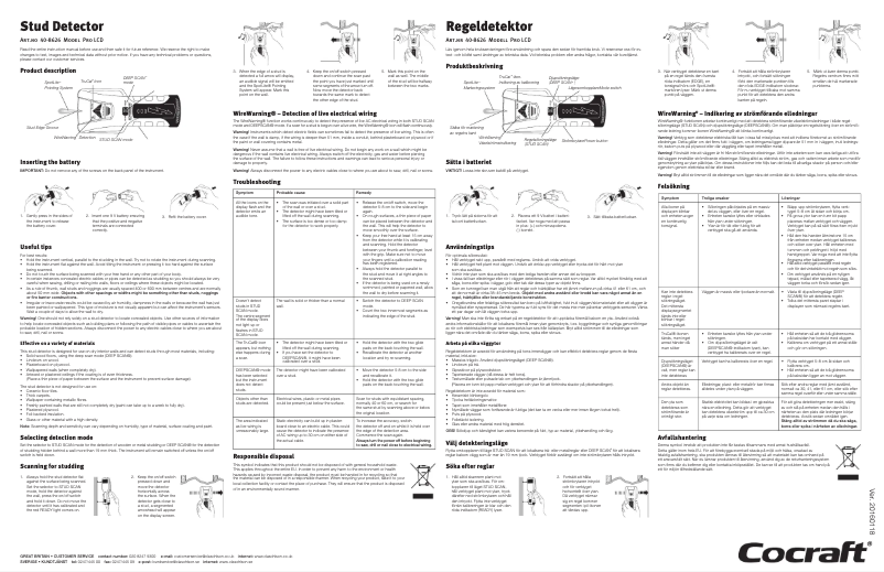 Page n°1 - Manuel utilisateur Cocraft HS 50-L