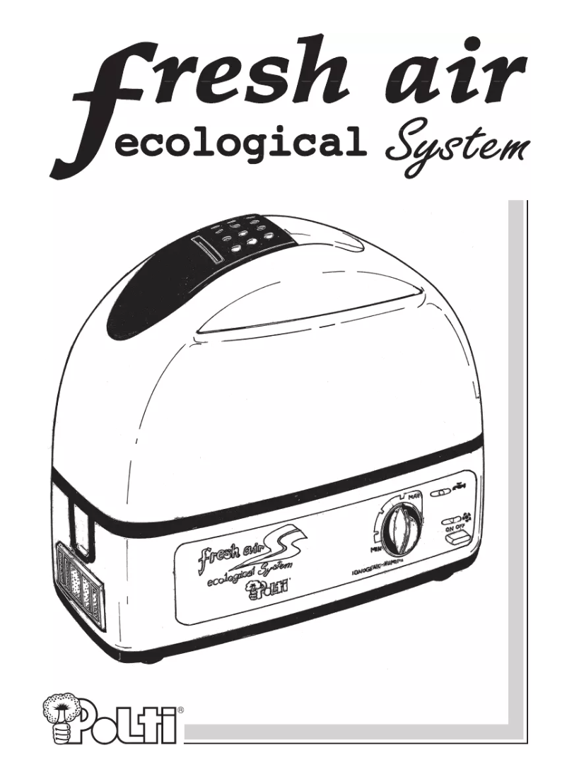 Page 1 de la notice Manuel utilisateur Polti Fresh Air FA20