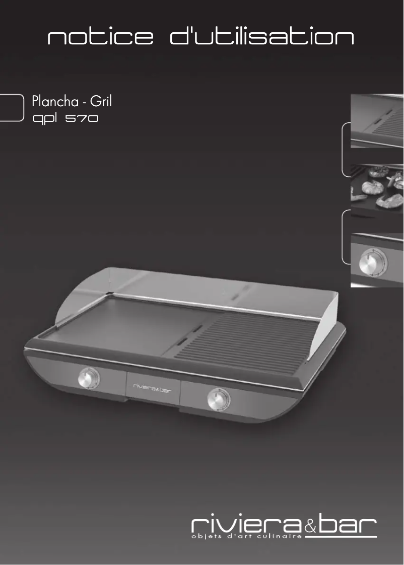 Image de la première page du manuel de l'appareil QPL570