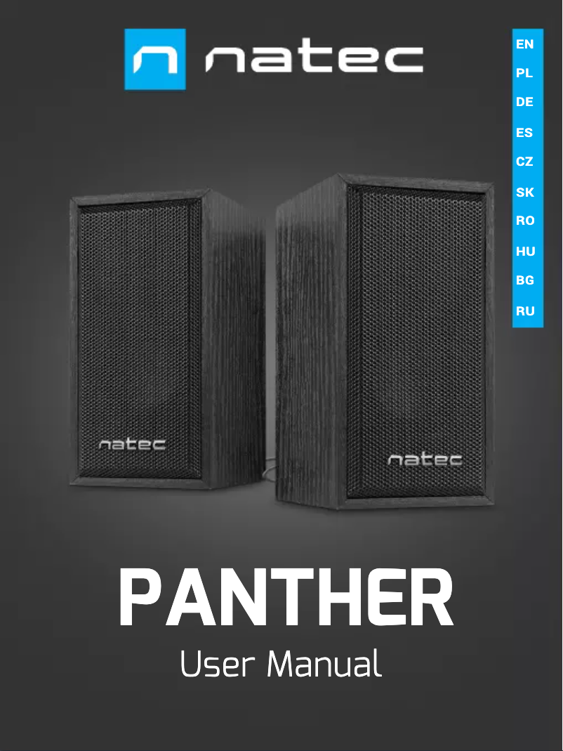 Page n°1 - Manuel utilisateur Natec Panther
