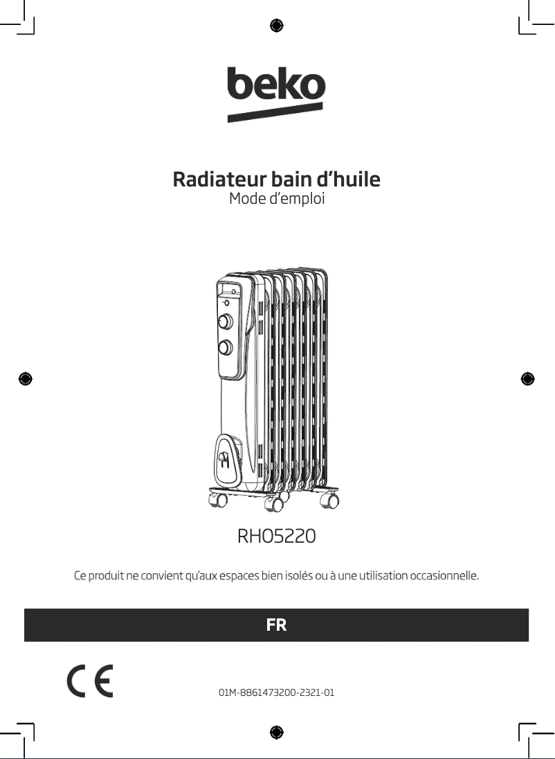Image de la première page du manuel de l'appareil RHO5220