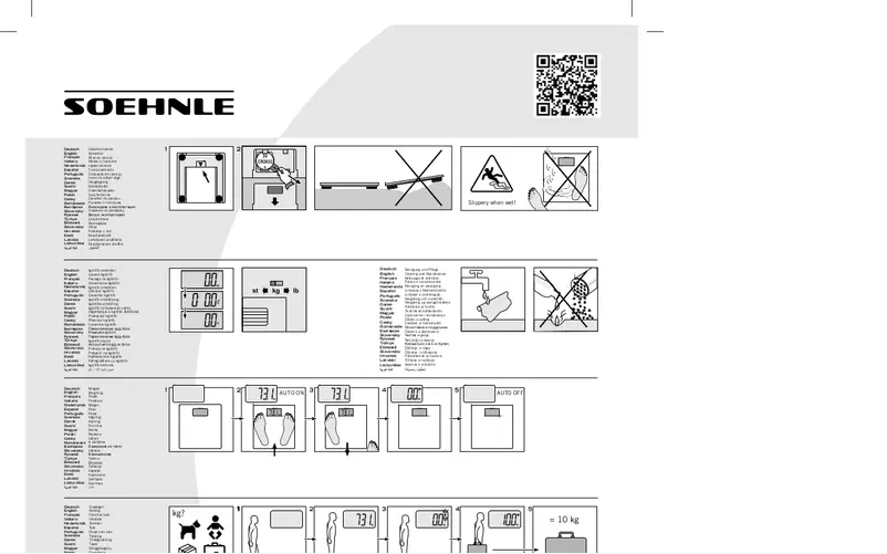 Page n°1 - Manuel utilisateur Soehnle 63837