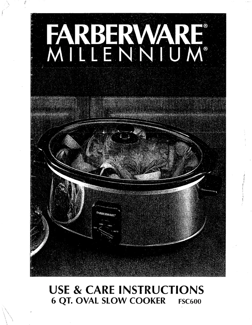 Página 1 del manual Manual de usuario Farberware FSC600