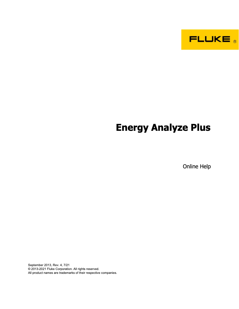 Page 1 de la notice Manuel utilisateur Fluke 1770