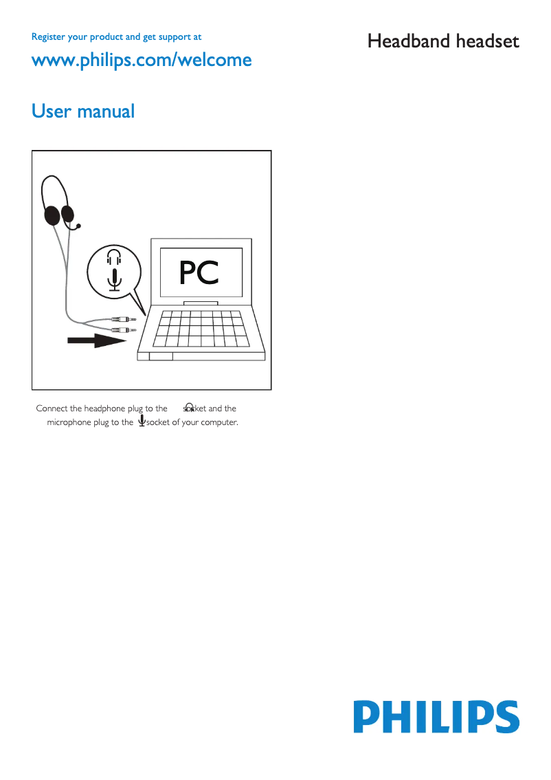Page n°1 - Mode d'emploi Philips SHM1800
