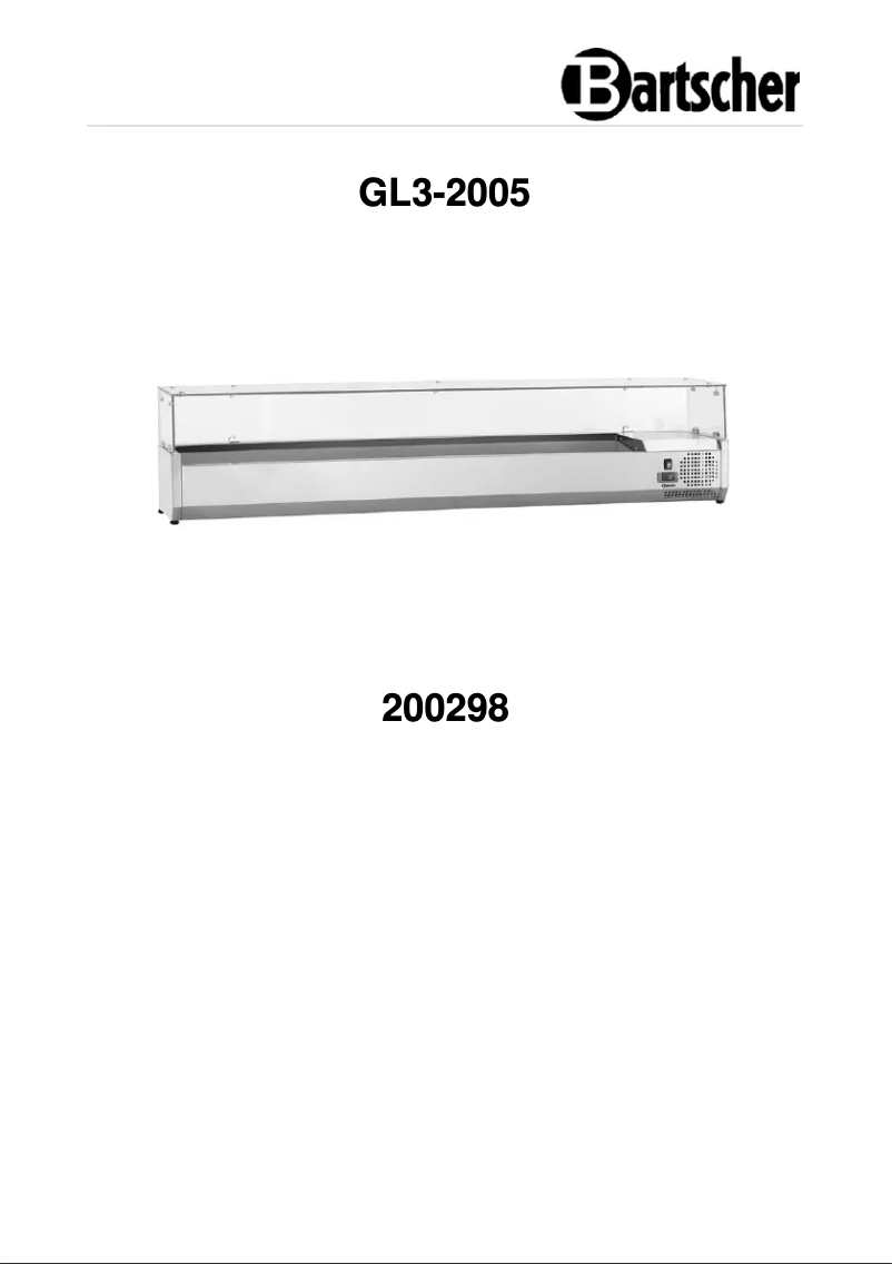 Image de la première page du manuel de l'appareil GL3-2005