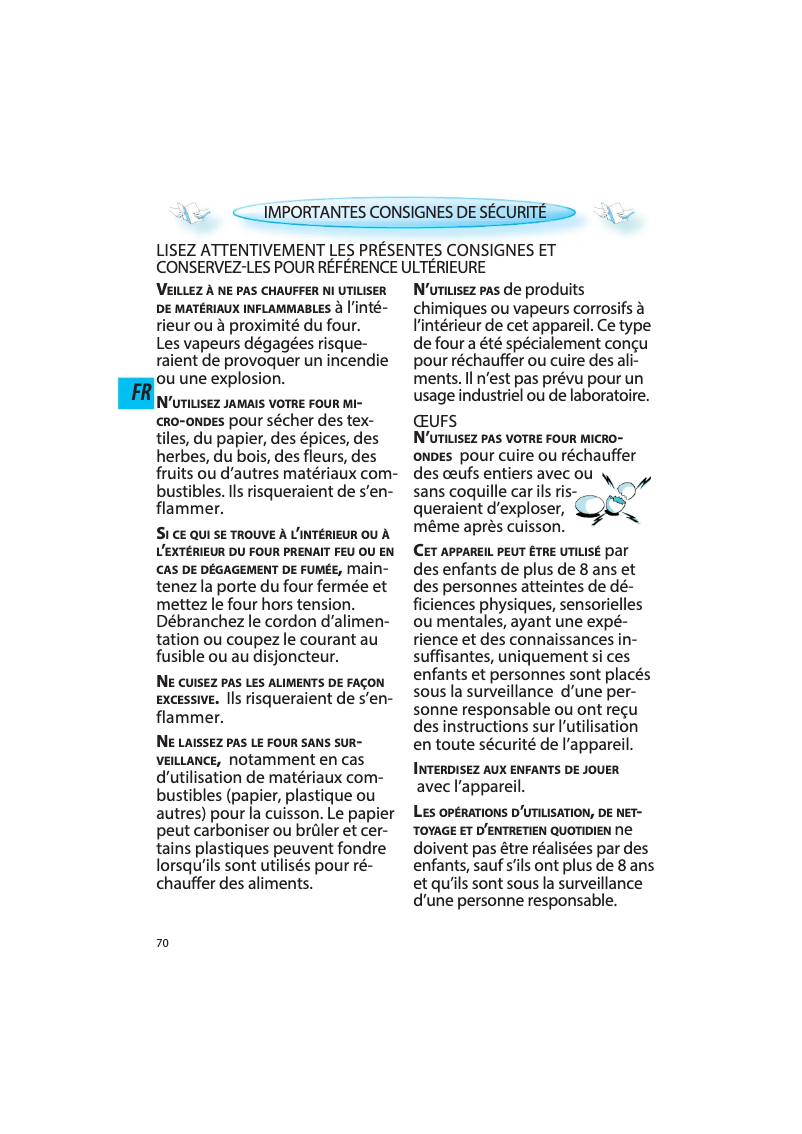 Page 1 de la notice Instructions / montage Whirlpool AMW 439