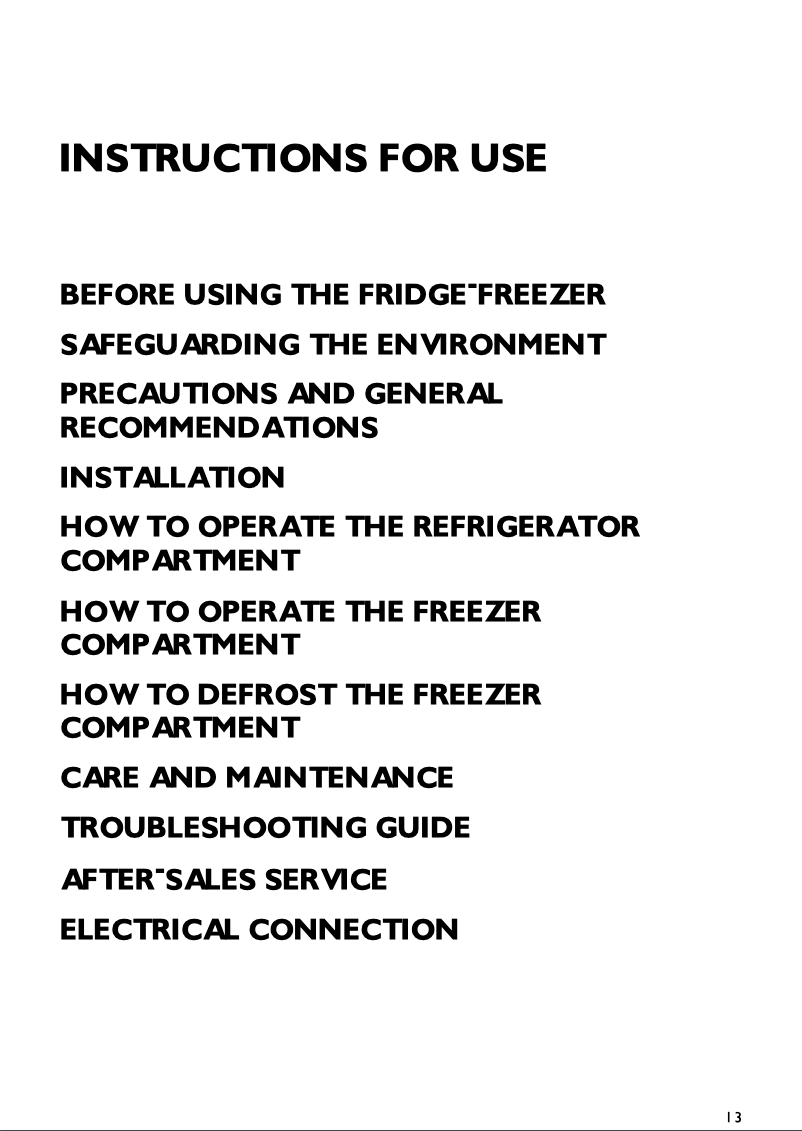 Página 1 del manual Manual de usuario Whirlpool ARC 5551 AL