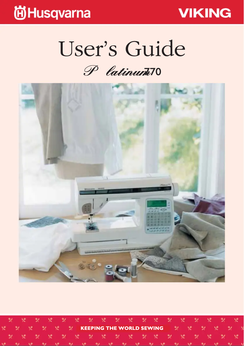 Page n°1 - Manuel utilisateur Husqvarna Platinum 770