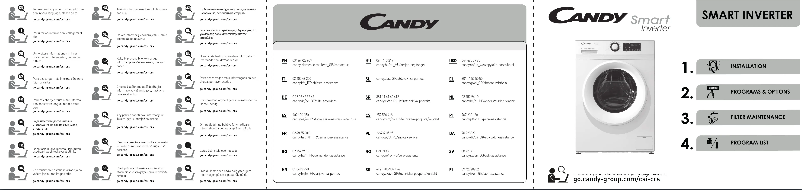 Page n°1 - Manuel utilisateur Candy RCSS 1410HMCB-S