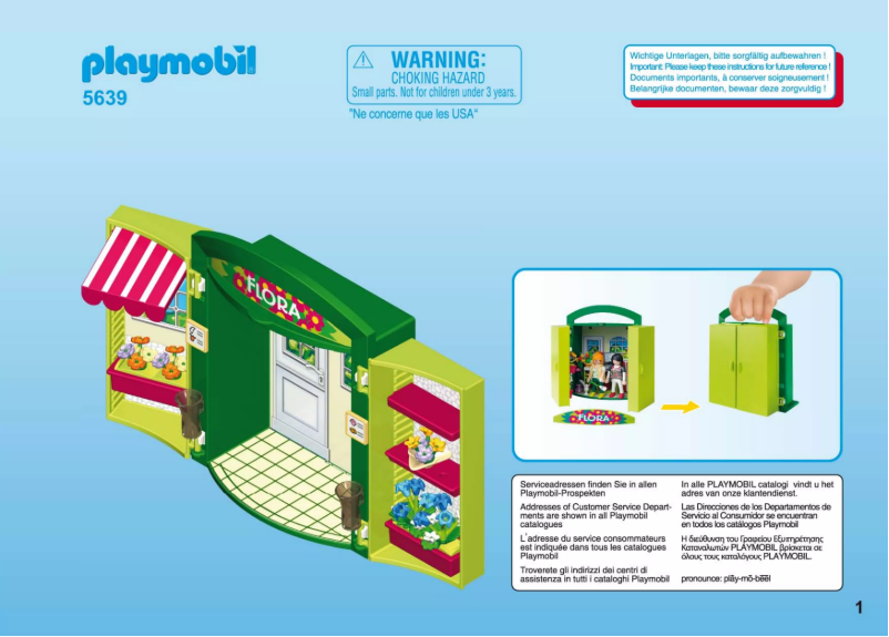 Page n°1 - Manuel utilisateur Playmobil City Life 5639